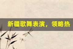 新疆歌舞表演,领略热情奔放的艺术