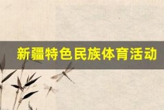 新疆特色民族体育活动，体验别样乐趣